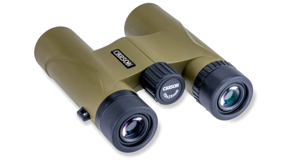 Carson Stinger 10x25 Compact Binocular, Brass, HW-025