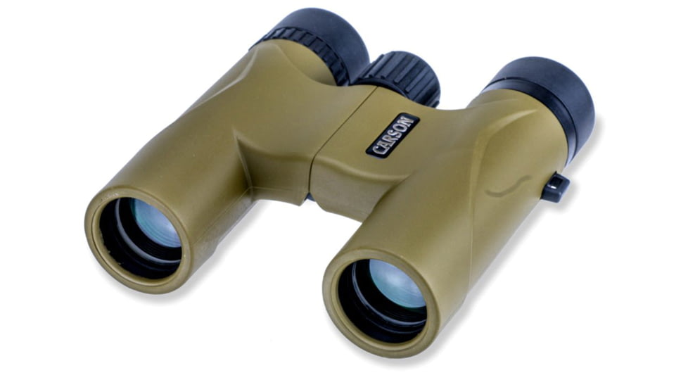 Carson Stinger 10x25 Compact Binocular, Brass, HW-025