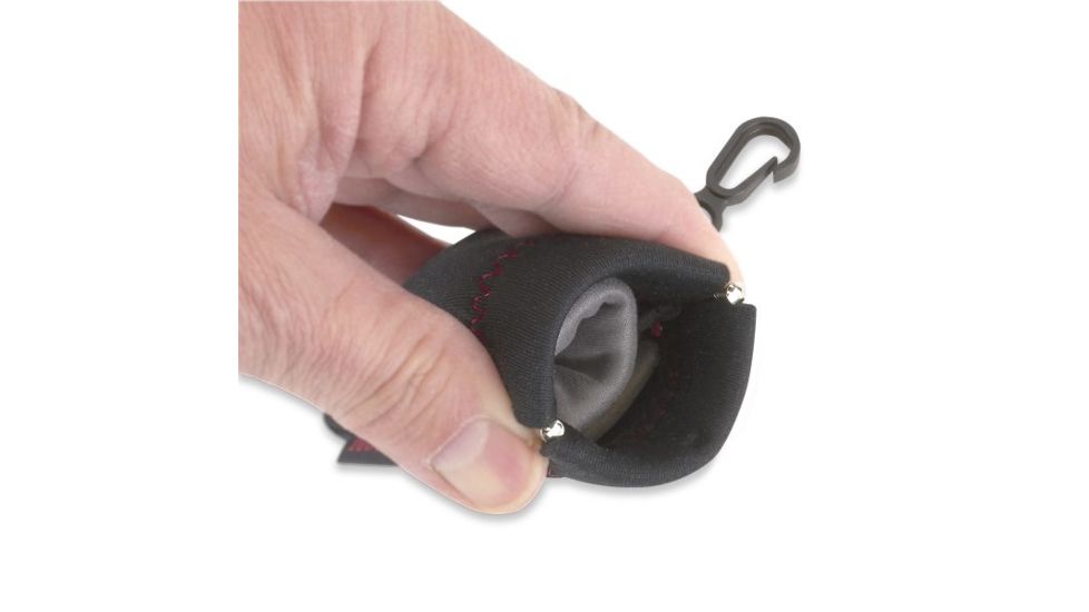 Carson Stuff-It XL Microfiber Lens Cloth, Black/Gray, 8in x 8in Sn-75