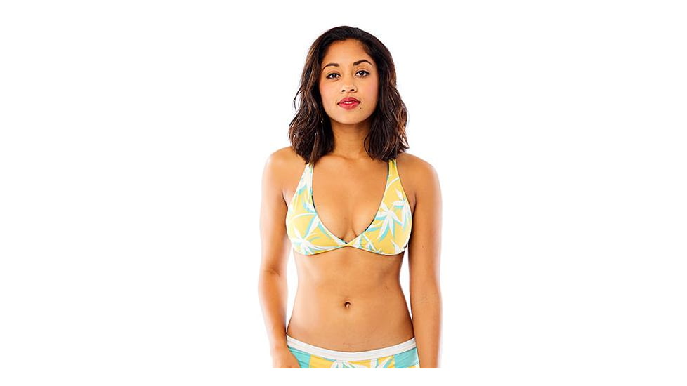 Carve Designs Abilene Reversible Top, Womens, Playa Stripe / Gold Palms, XS, BTKC33-407-XS