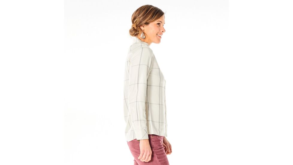 Carve Designs Betasso Button Front Shirt - Women's-SherpaWindowpane-Large, TLYG84-112-LG