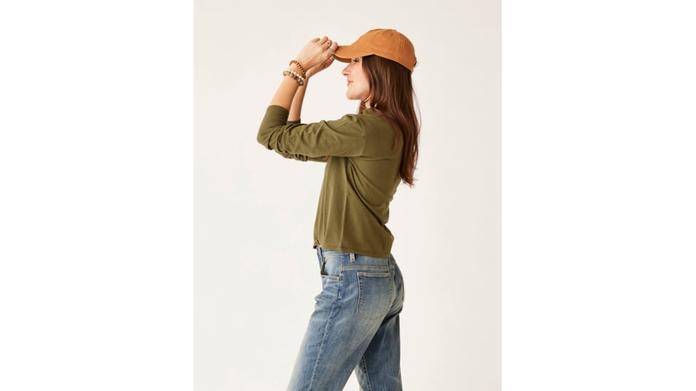 Carve Designs Bray Mockneck Top - Womens, Fir, Large, TKMN40-392-LG