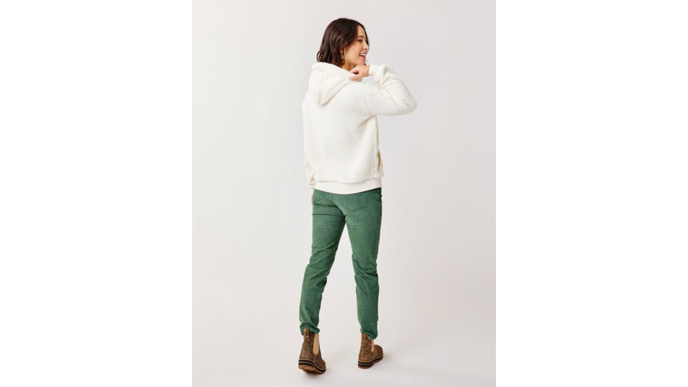 Carve Designs Brie Sherpa Hoodie - Womens, Birch, Extra Small, FLHS80-280-XS