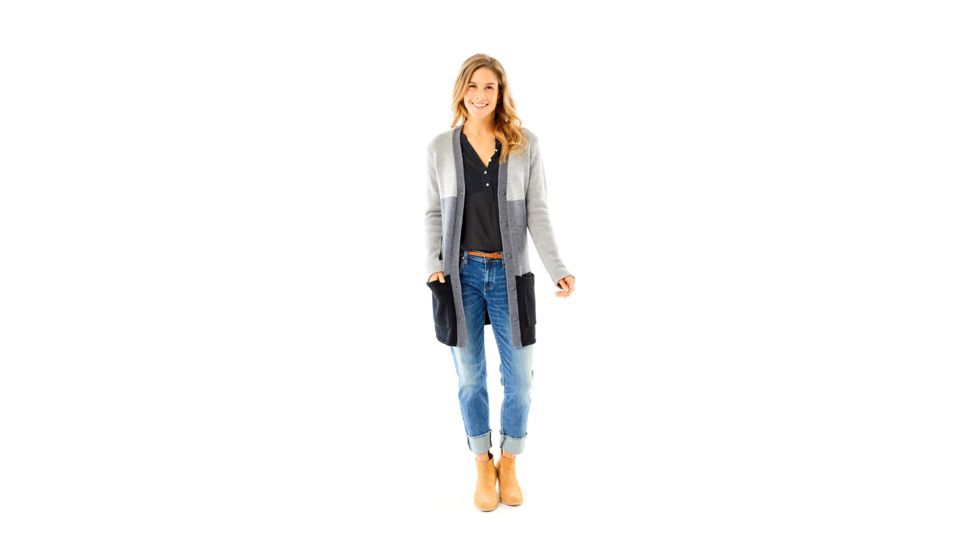 Carve Designs Broughton Wrap Sweater - Womens, Iron, Extra Small, SWBR18-037-XS