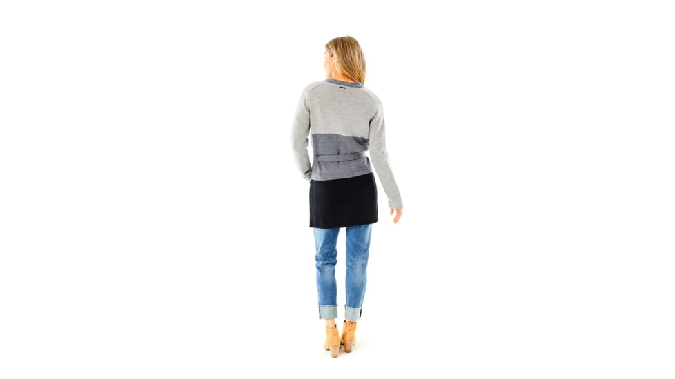 Carve Designs Broughton Wrap Sweater - Womens, Iron, Extra Small, SWBR18-037-XS
