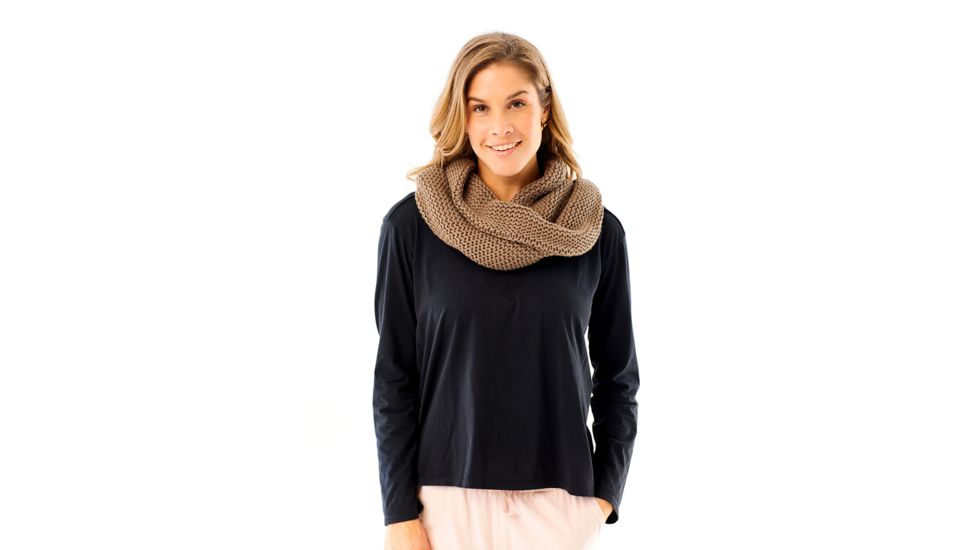 Carve Designs Cambria Infinity Scarf - Womens, Walnut, One Size, HTFO28-217-OS