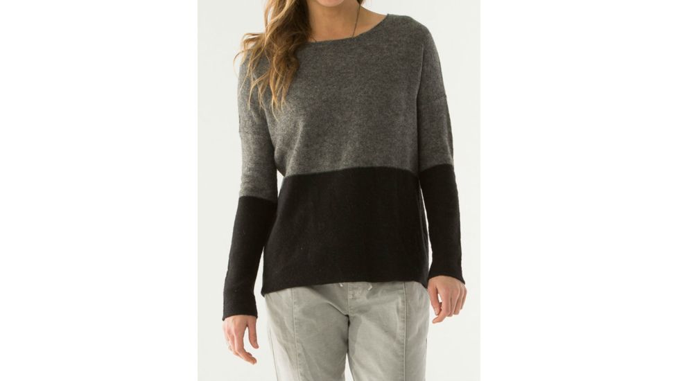Carve Designs Carmel Color-Blocked Sweater - Men's-Charcoal/Black-Small