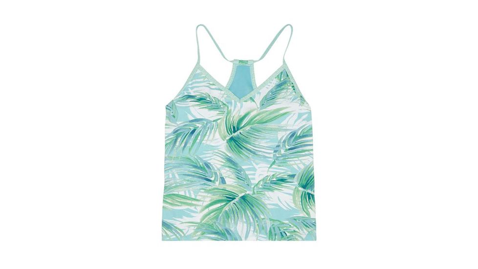 Carve Designs Stinson Tankini - Womens, White Palms, Small, BKCA65-362-SM