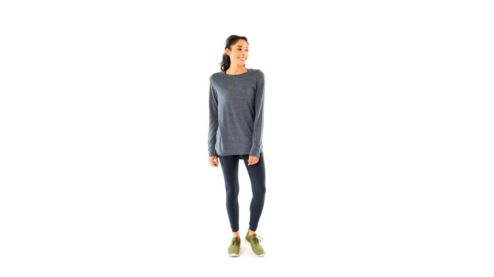 Carve Designs Chelsea Long Sleeve Top - Womens, Iron, Extra Small, TLWL73-037-XS