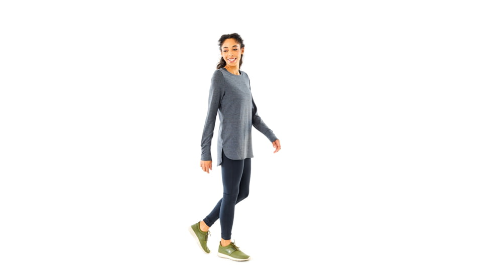 Carve Designs Chelsea Long Sleeve Top - Womens, Iron, Extra Small, TLWL73-037-XS