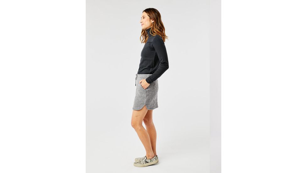 Carve Designs Cypress Skirt - Womens, Pewter Heather, Extra Small, BKCS55-069-XS