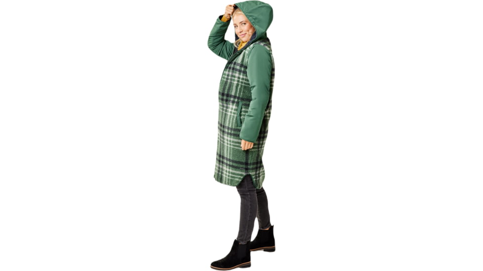 Carve Designs Donner Reversible Jacket - Womens, Cilantro/Black, Medium, JCMS10-375-MD