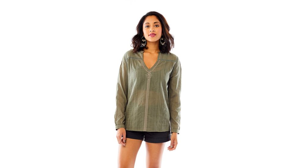 Carve Designs Dunmore Tunic, Womens, Olive, XS, TLHA50-317-XS
