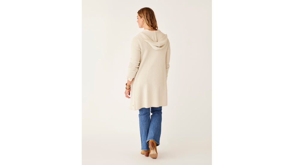 Carve Designs Durango Plush Cardigan - Womens, Cement Herringbone, Large, SWDS40-090-LG