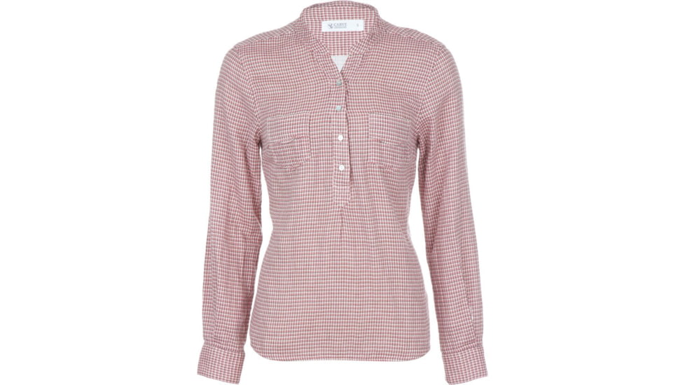 Carve Designs Dylan Chambray Shirt - Womens -Sunset Check-Large