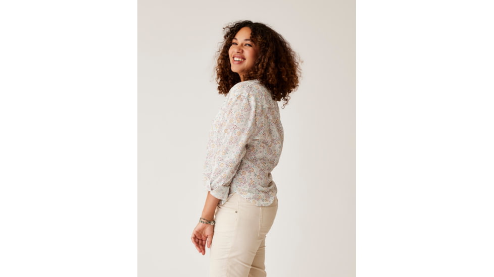 Carve Designs Dylan Gauze Shirt -Womens, Cloud Ditsy, Medium, TWDG26-266-MD