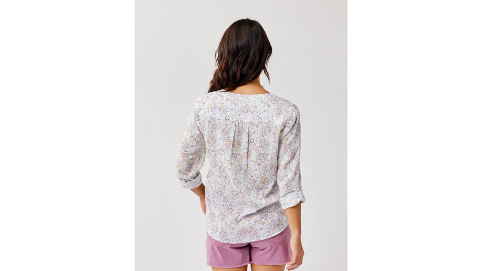 Carve Designs Dylan Gauze Shirt -Womens, Cloud Ditsy, Medium, TWDG26-266-MD