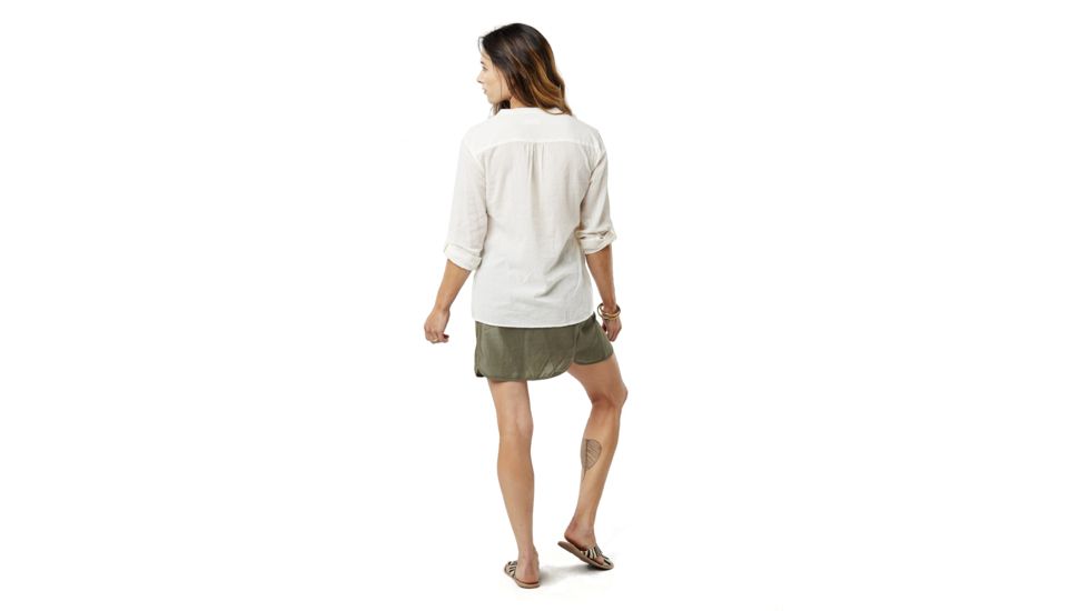 Carve Designs Dylan Gauze Shirt - Womens, Foam, Medium, TWDG26-271-MD