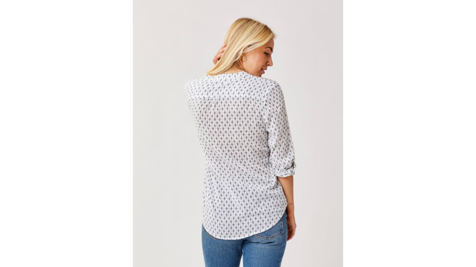 Carve Designs Dylan Gauze Tunic - Womens, Cloud Geo, Medium, TWTC52-928-MD
