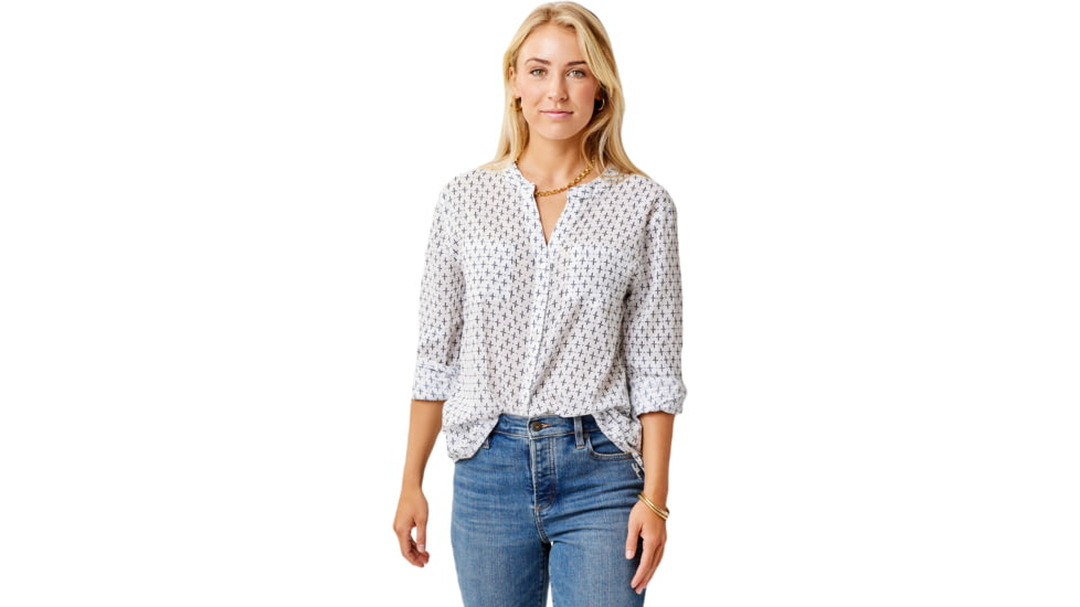 Carve Designs Dylan Gauze Tunic - Womens, Cloud Geo, Medium, TWTC52-928-MD