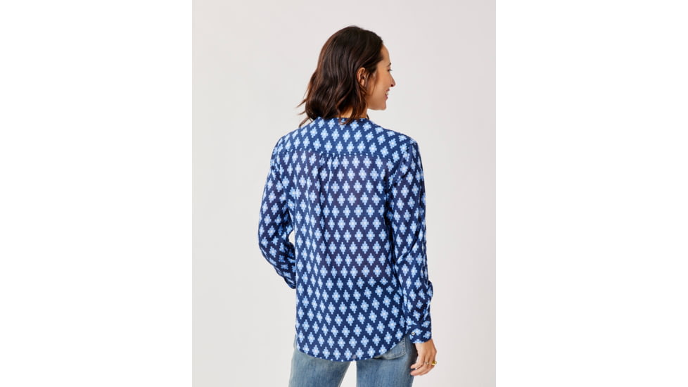 Carve Designs Dylan Gauze Tunic - Womens, Navy Diamond, Small, TWTC52-432-SM