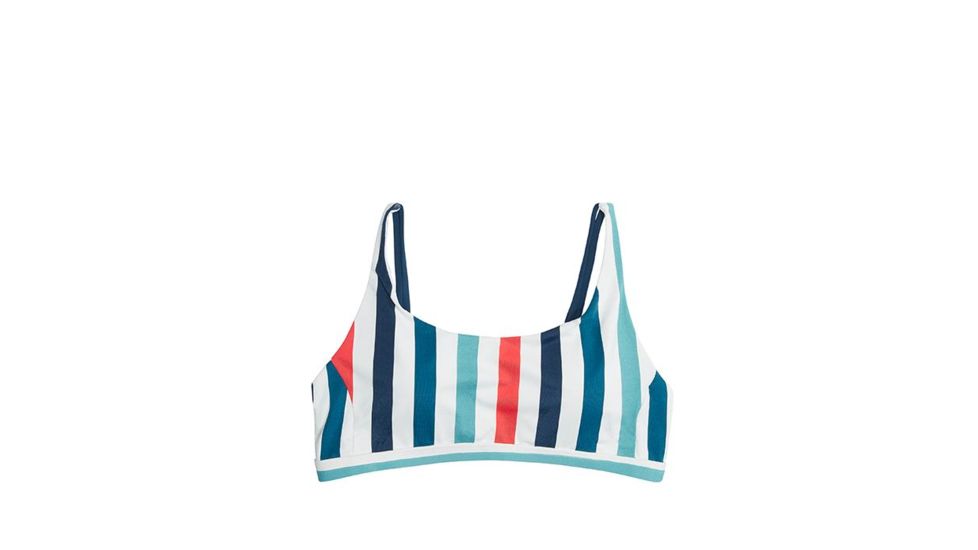 Carve Designs Eden Bikini Top - Womens, Strata Stripe, Extra Small, BTHA30-921-XS