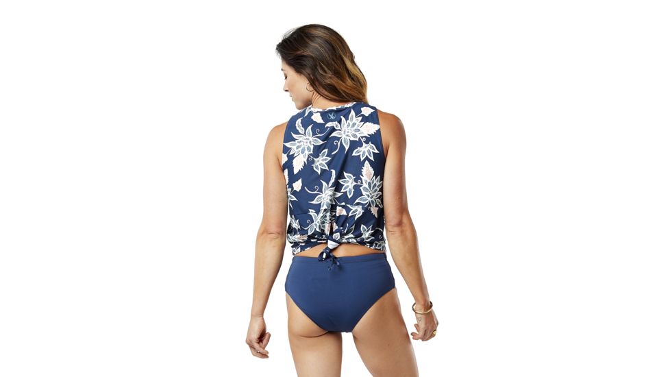 Carve Designs Hanalei Rashguard - Womens, Batik Floral, Large, RGBT61-525-LG