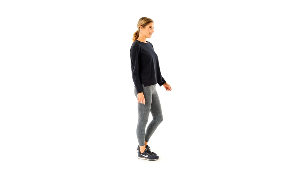 Carve Designs Hillary Long Sleeve T-Shirt - Womens, Black, Extra Small, TLCR78-001-XS
