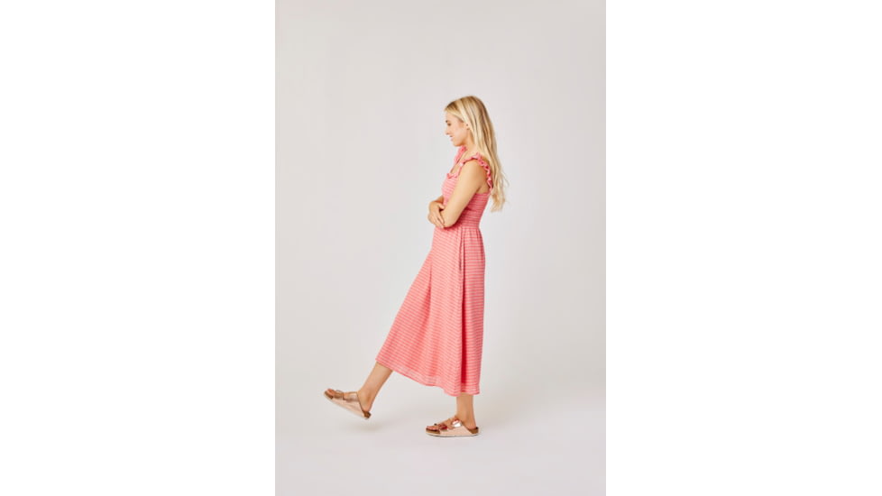 Carve Designs Indie Dress - Womens, Grapefruit Harris Stripe, Small, DRSQ50-660-SM