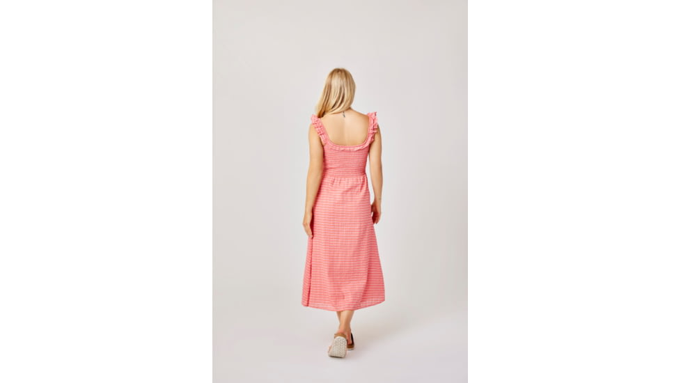 Carve Designs Indie Dress - Womens, Grapefruit Harris Stripe, Small, DRSQ50-660-SM