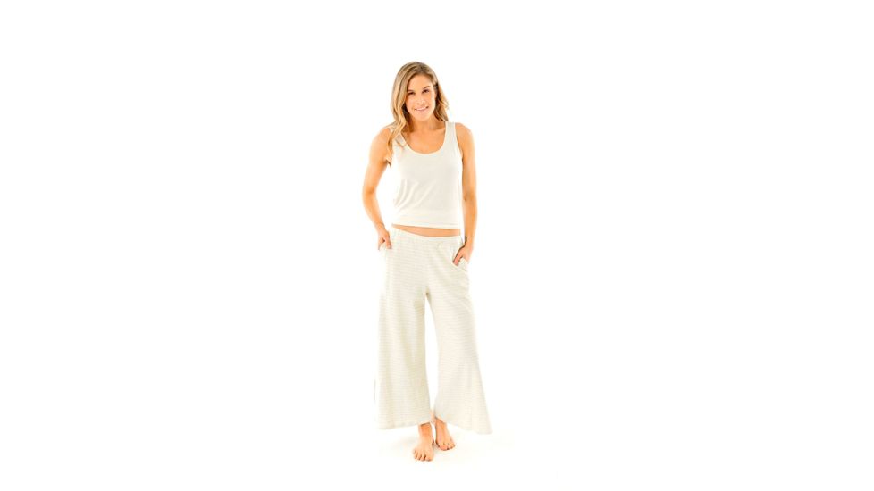 Carve Designs Insley Loose Cropped Pant - Womens, Stone Stripe, Small/Medium, PTLC49-065-SM