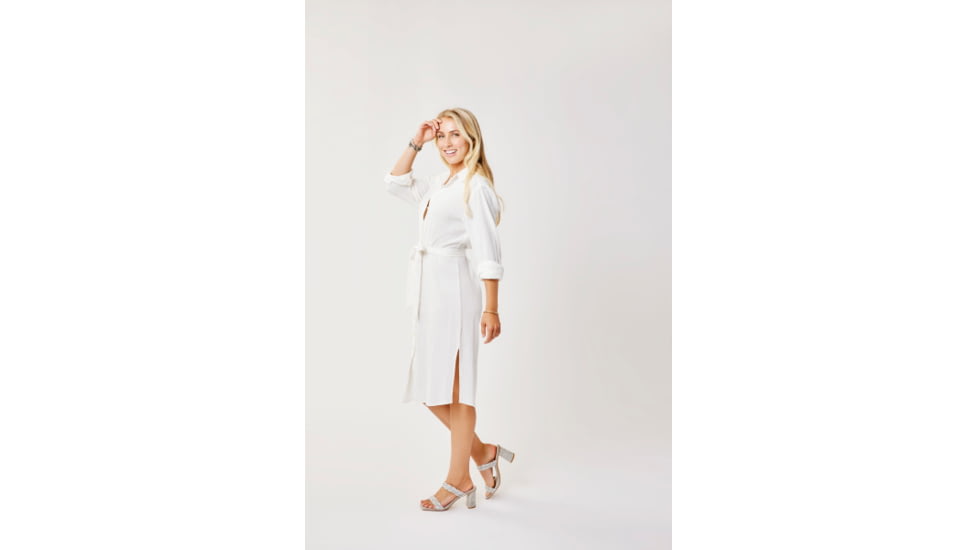 Carve Designs Lana Dress - Womens, Cloud, Large, DRLS30-070-LG