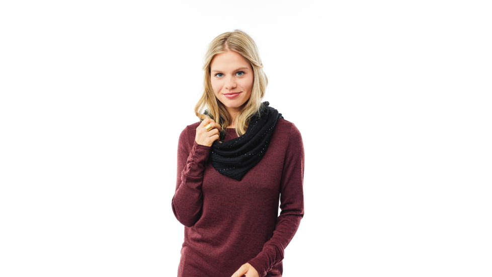 Carve Designs Laurel Infinity Scarf - Womens, Black, One Size, HTNF40-001-OS
