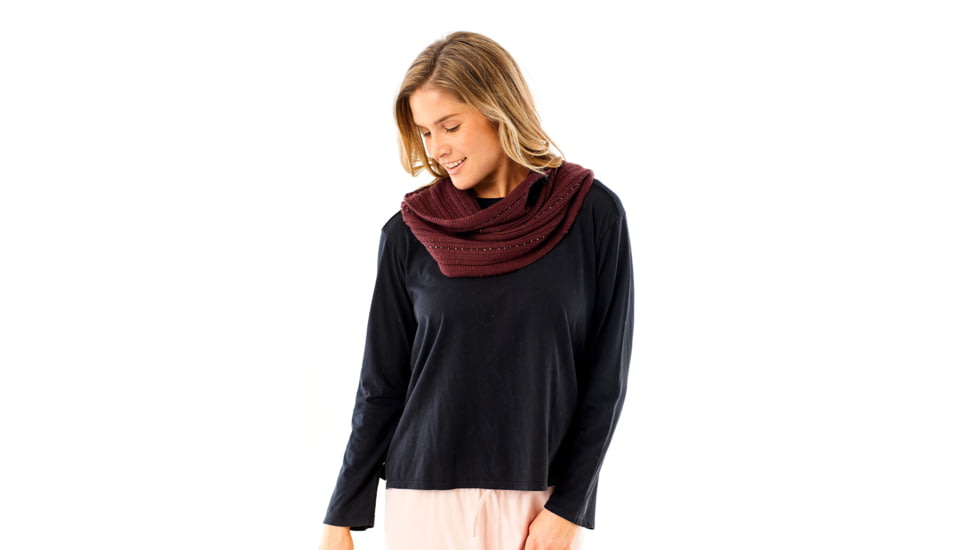 Carve Designs Laurel Infinity Scarf - Womens, Merlot, One Size, HTNF40-621-OS