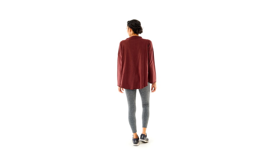 Carve Designs Lyons Boatneck - Womens, Merlot, Extra Small, TLAZ83-621-XS