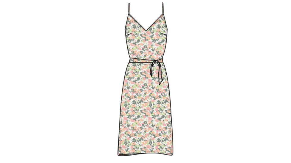 Carve Designs Macy Dress - Womens, Cloud Wildflower, Small, DRWV40-312-SM