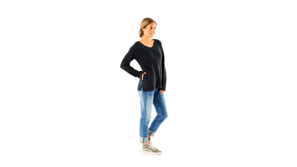 Carve Designs Port V-Neck - Womens, Black, Extra Small, SWPV18-001-XS