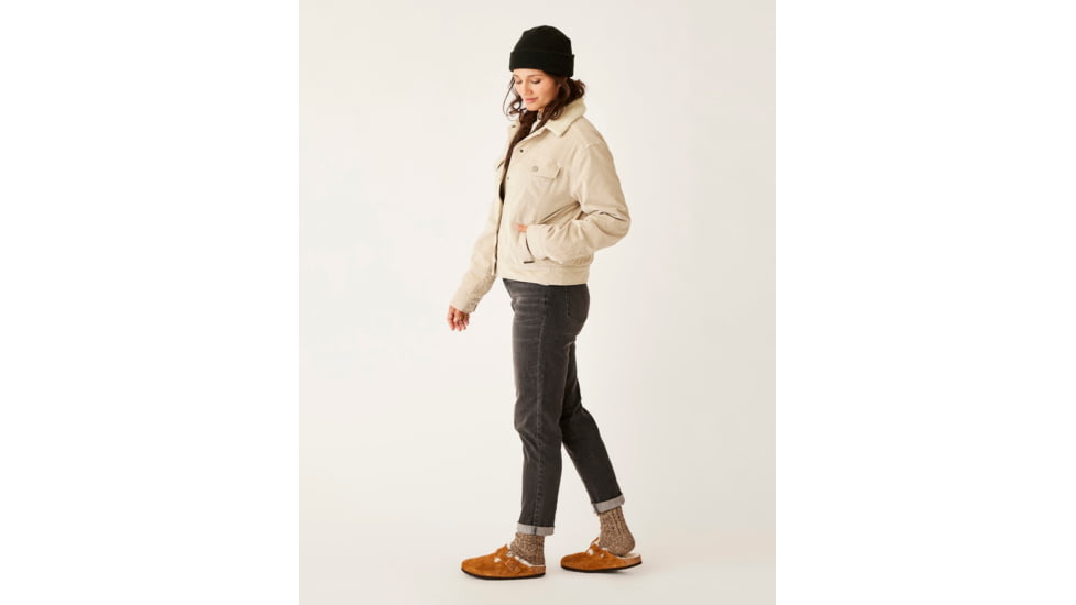 Carve Designs Rhea Buttercord Jacket - Womens, Cement, Large, JCTR15-090-LG