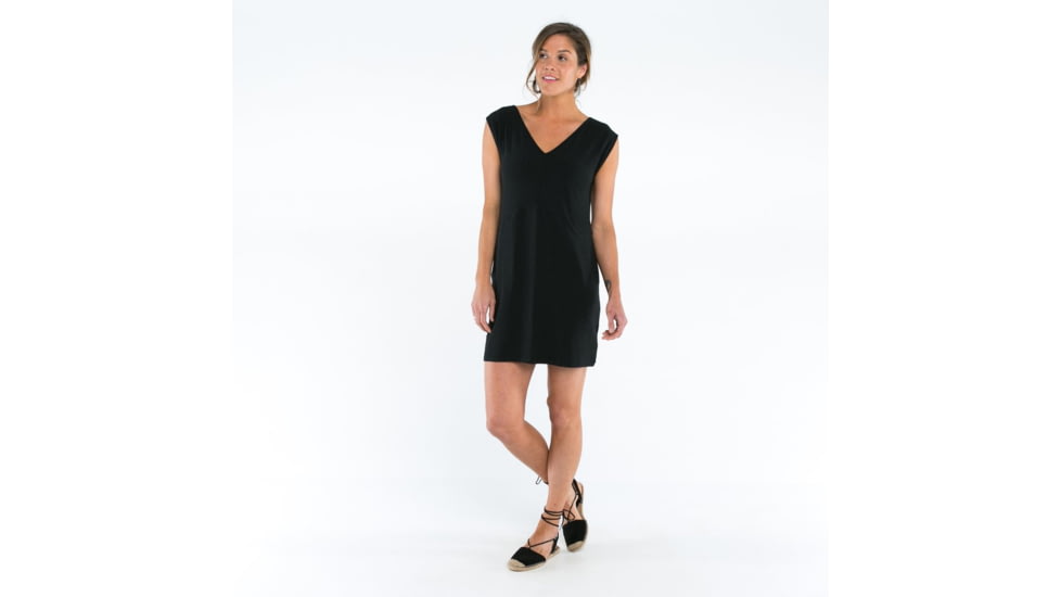 Carve Designs Ripley Dress, Womens, Black, XS, DRVB20-001-XS