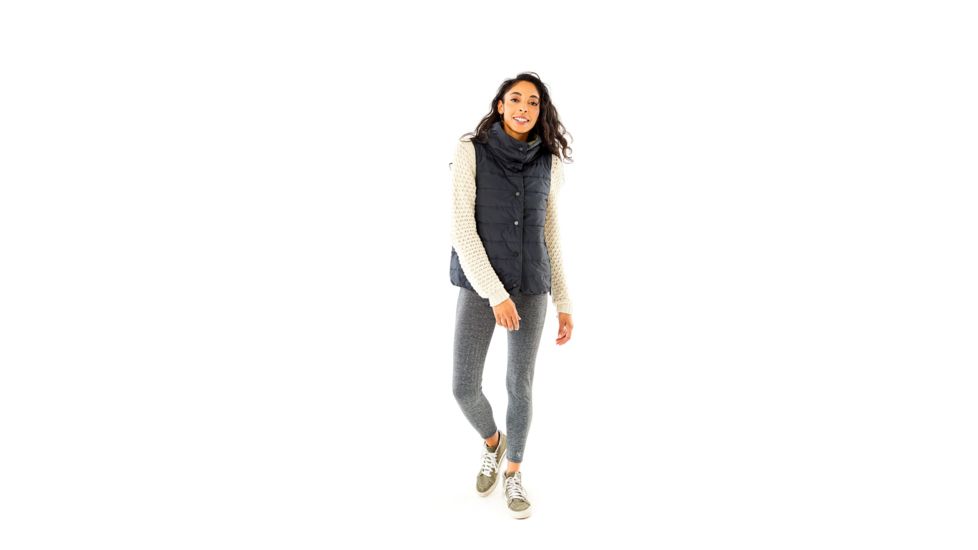 Carve Designs Silverton Reversible Vest - Womens, Black/Fir, Extra Small, OWTB77-001-XS