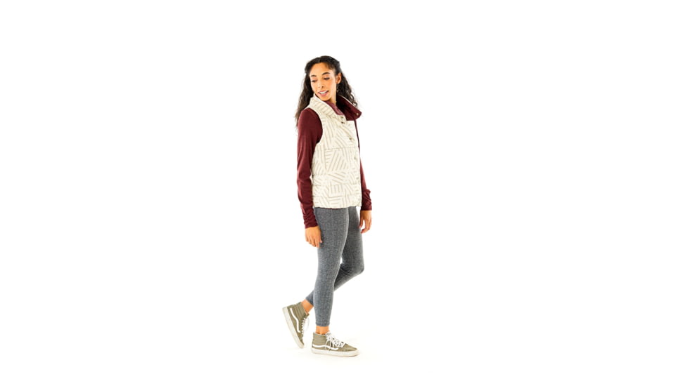 Carve Designs Silverton Reversible Vest - Womens, Merlot/Birch Sol, Extra Small, OWTB77-621-XS