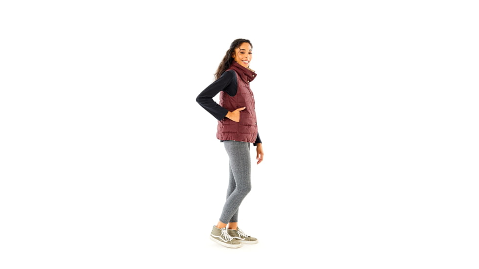 Carve Designs Silverton Reversible Vest - Womens, Merlot/Birch Sol, Extra Small, OWTB77-621-XS