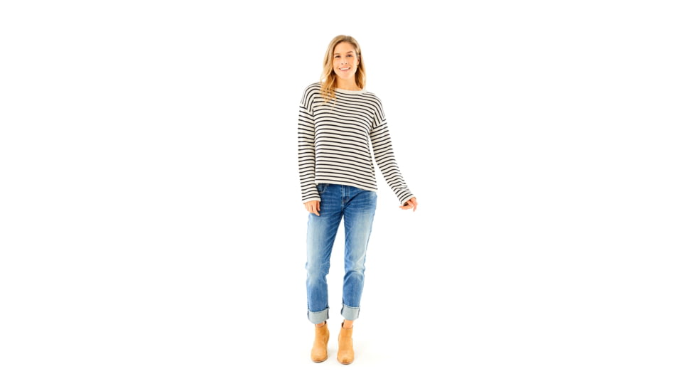 Carve Designs Whitcomb Sweater - Womens, Birch Mariner, Extra Large, SWWU18-182-XL
