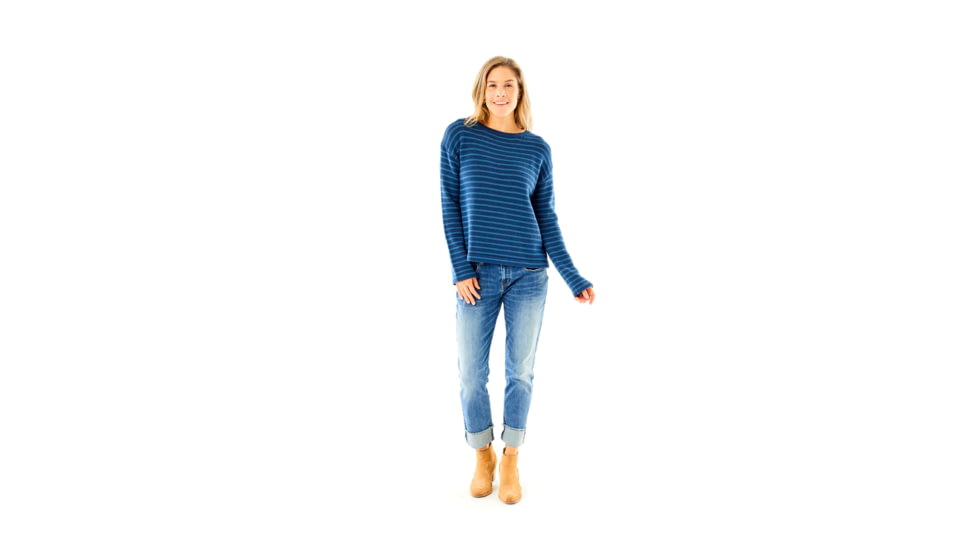 Carve Designs Whitcomb Sweater - Womens, Dusk Mariner, Extra Small, SWWU18-509-XS