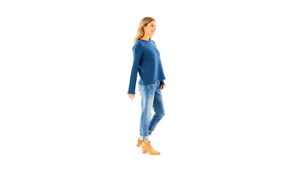 Carve Designs Whitcomb Sweater - Womens, Dusk Mariner, Extra Small, SWWU18-509-XS