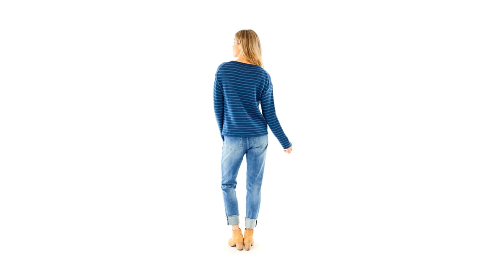 Carve Designs Whitcomb Sweater - Womens, Dusk Mariner, Extra Small, SWWU18-509-XS