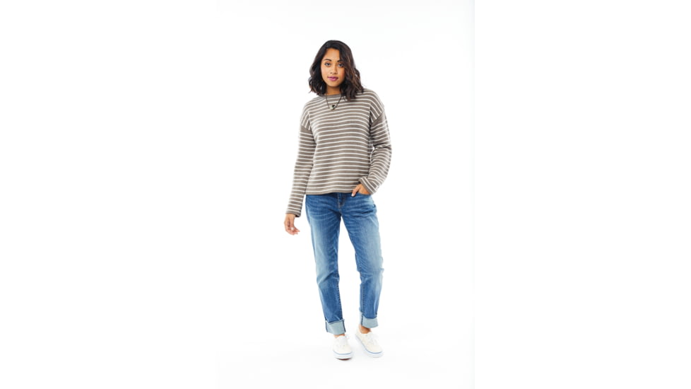 Carve Designs Whitcomb Sweater - Womens, Walnut Mariner, Extra Large, SWWU18-248-XL