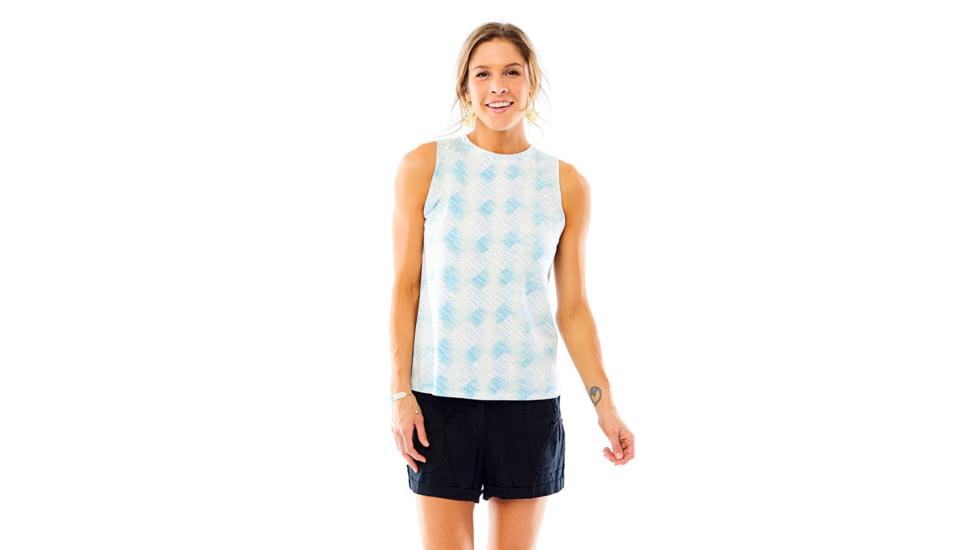 Carve Designs Yukon Tank, Womens, Surf Agave, XS, TTHN53-338-XS