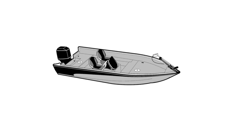Carver Performance Poly-Guard Narrow Travel Cover - 186 Centerline x 78 Beam Width, Haze Gray, 72218NP-10