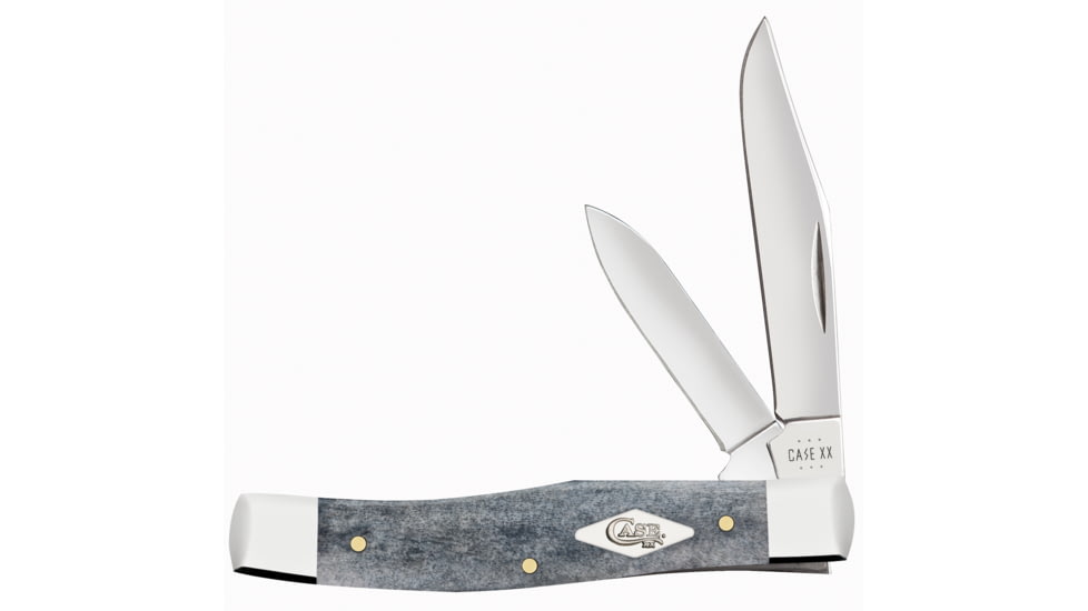 Case Jack Medium Folding Knife, 2.5 in Blade, Tru-Sharp Stainless, Plain, Grey, 34206